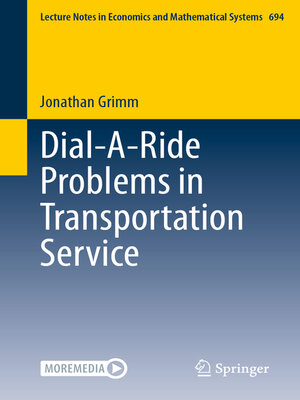 cover image of Dial-A-Ride Problems in Transportation Service